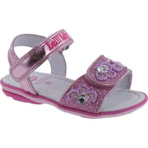 Lelli Kelly Kids LK1401 Pink Glitter ToddlerG sandals 24 NEW